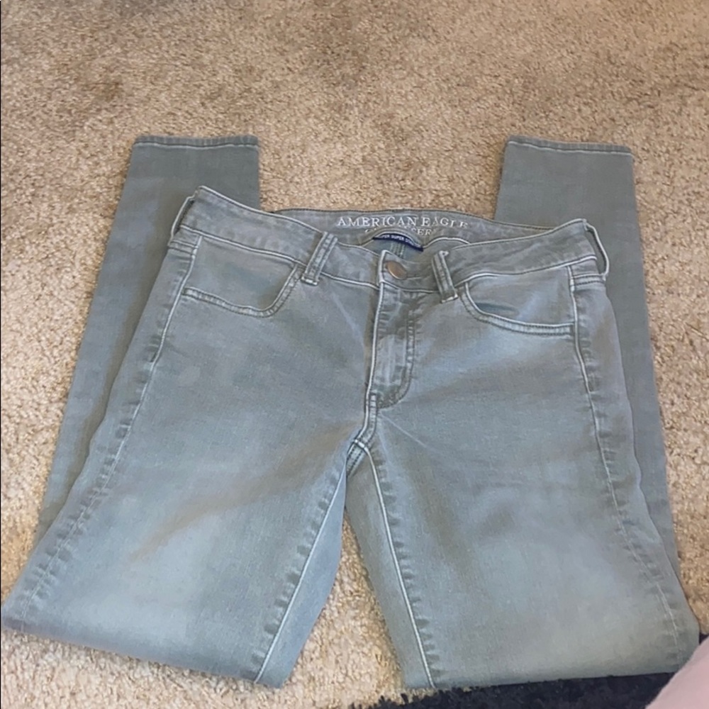 Light green jeans American eagle